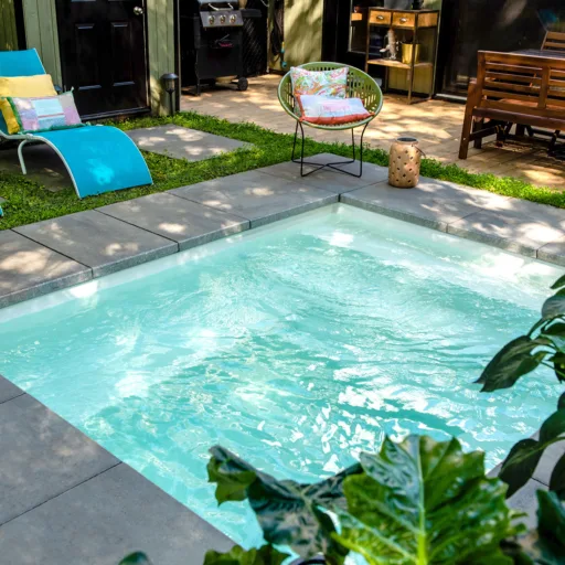 Azoria small inground pools solution for small gardens